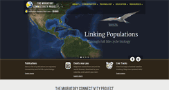 Desktop Screenshot of migratoryconnectivityproject.org